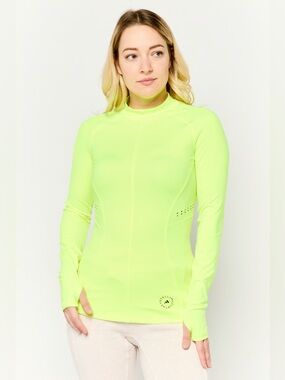 Adidas by Stella McCartney Women Sportswear Fit Long Sleeve Training Top, Yellow